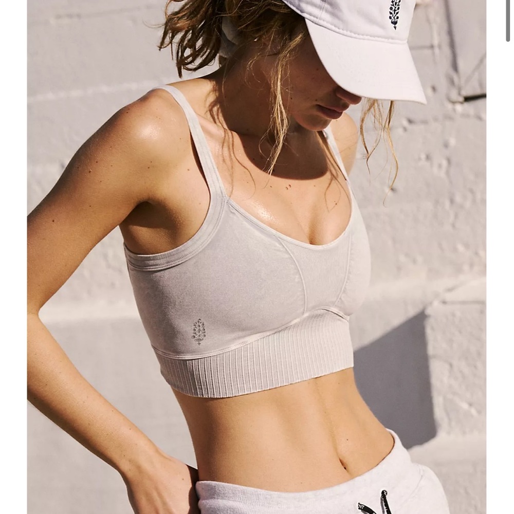 Free people Good Karma scoop neck bra